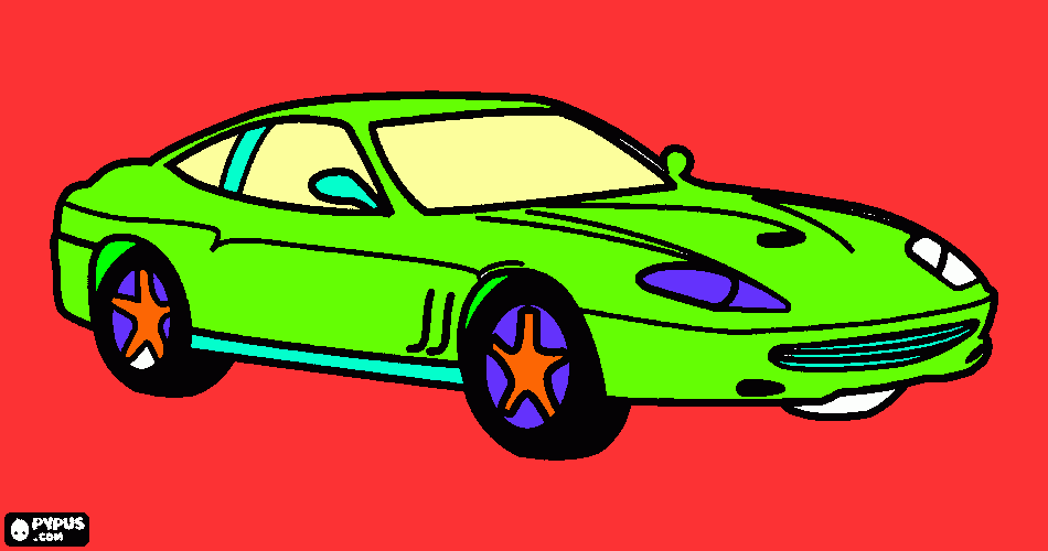 carro  victor para colorir e imprimir