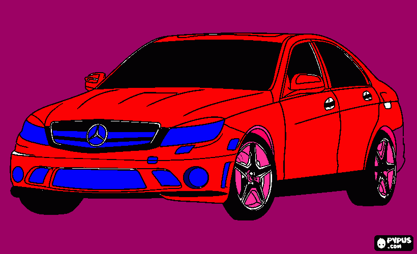 carrocel para colorir e imprimir