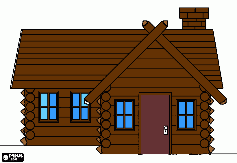 casa quentinha sem frio para colorir e imprimir