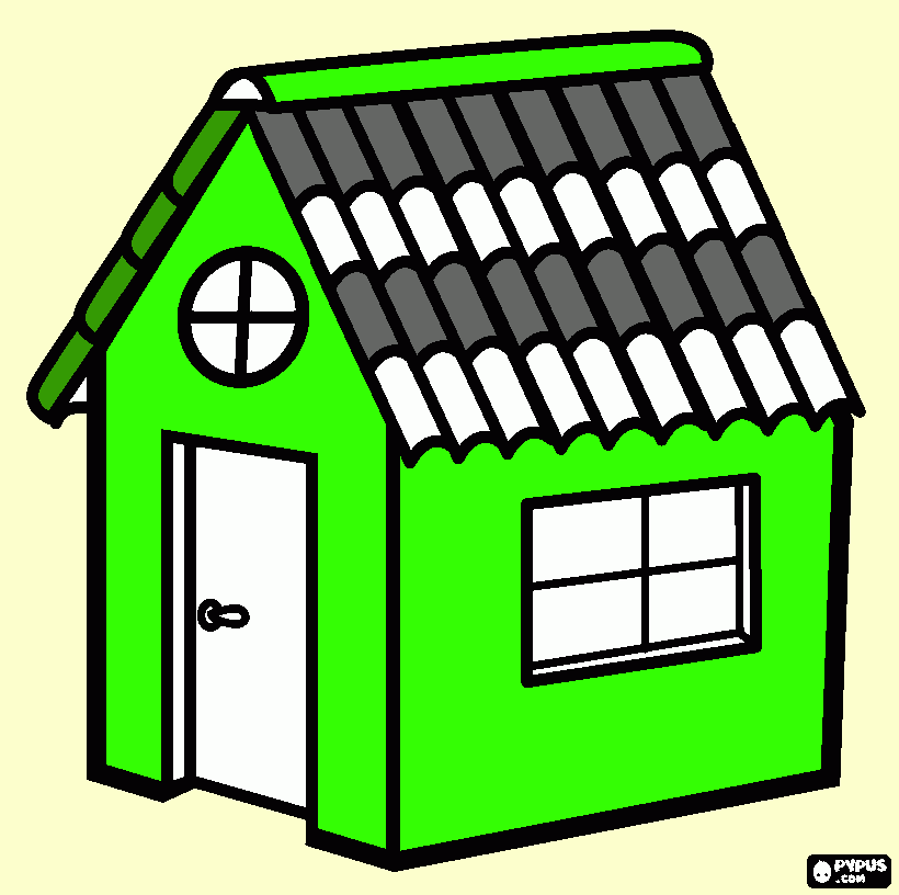 casinha do ABC para colorir e imprimir