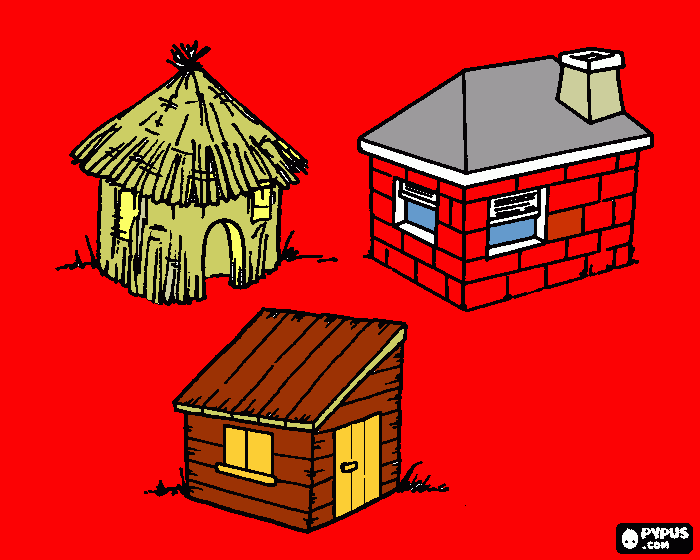 casinhas para colorir e imprimir