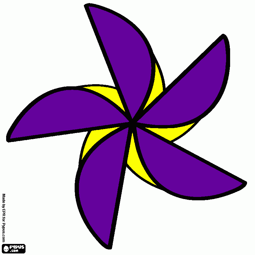 cata vento para colorir e imprimir