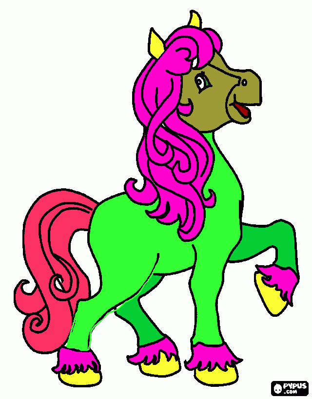 CAVALINHA para colorir e imprimir