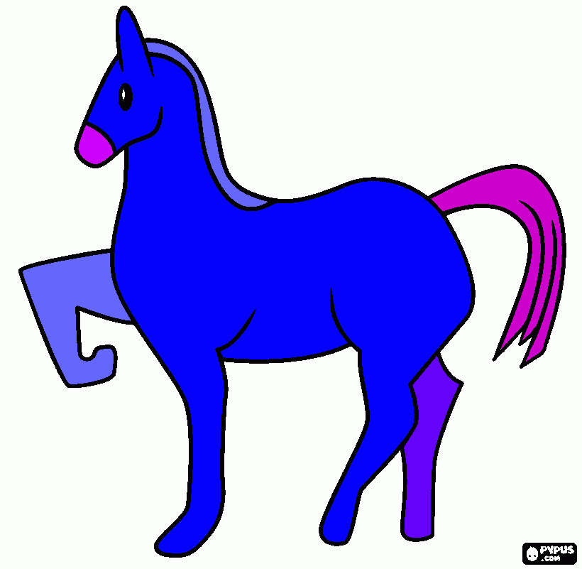 cavalinho da laura para colorir e imprimir