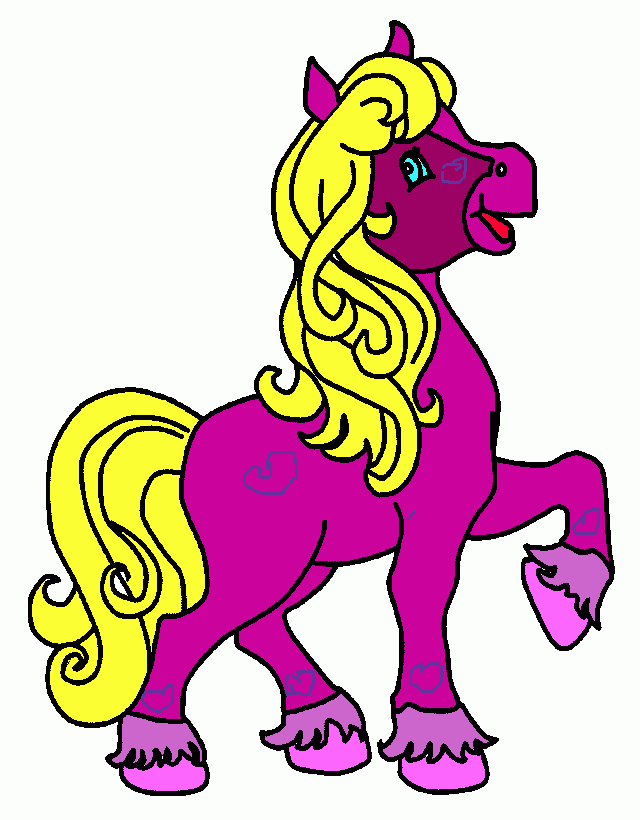 cavalo  da  moranguinho para colorir e imprimir