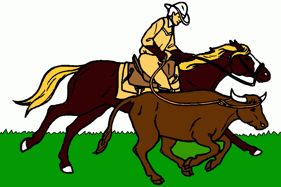 cavalo e boi para colorir e imprimir