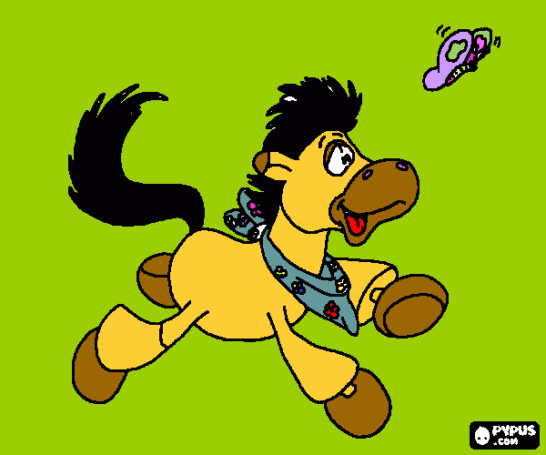 cavalo maluco para colorir e imprimir