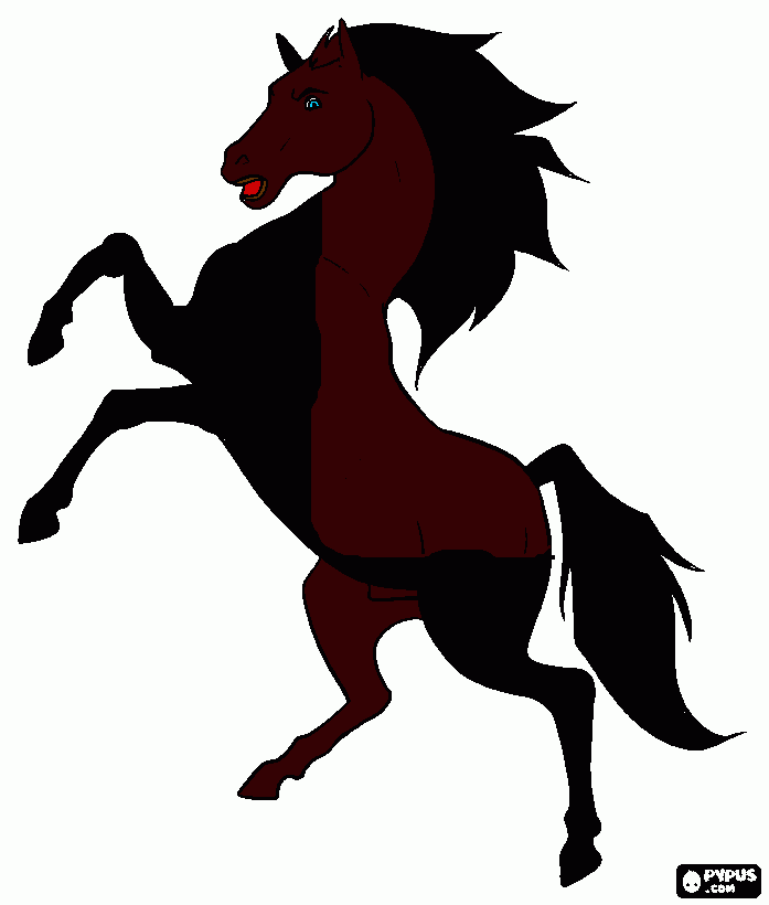 cavalo paint horse para colorir e imprimir