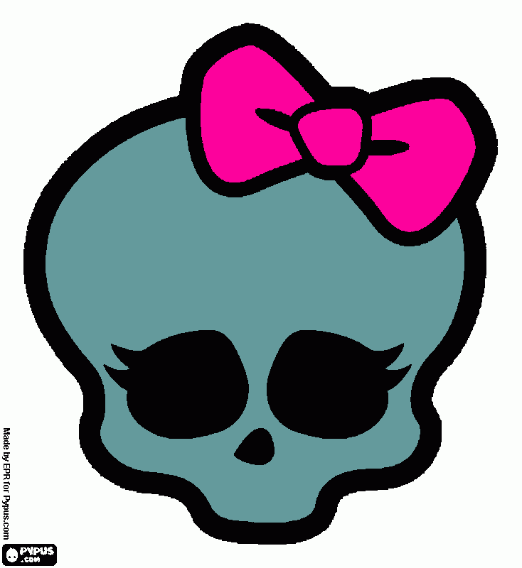 caveira para colorir e imprimir