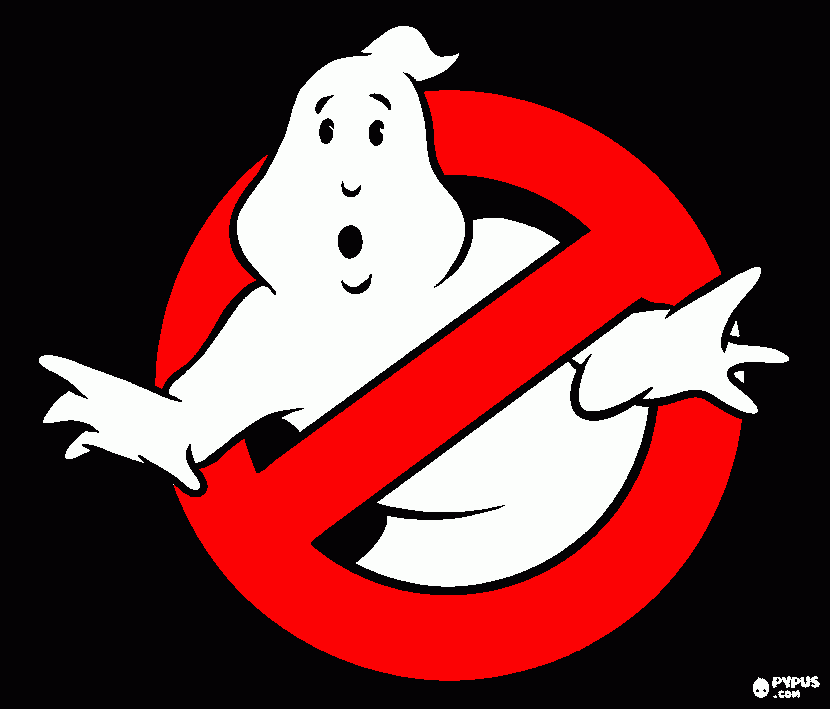 caça fantasmas para colorir e imprimir