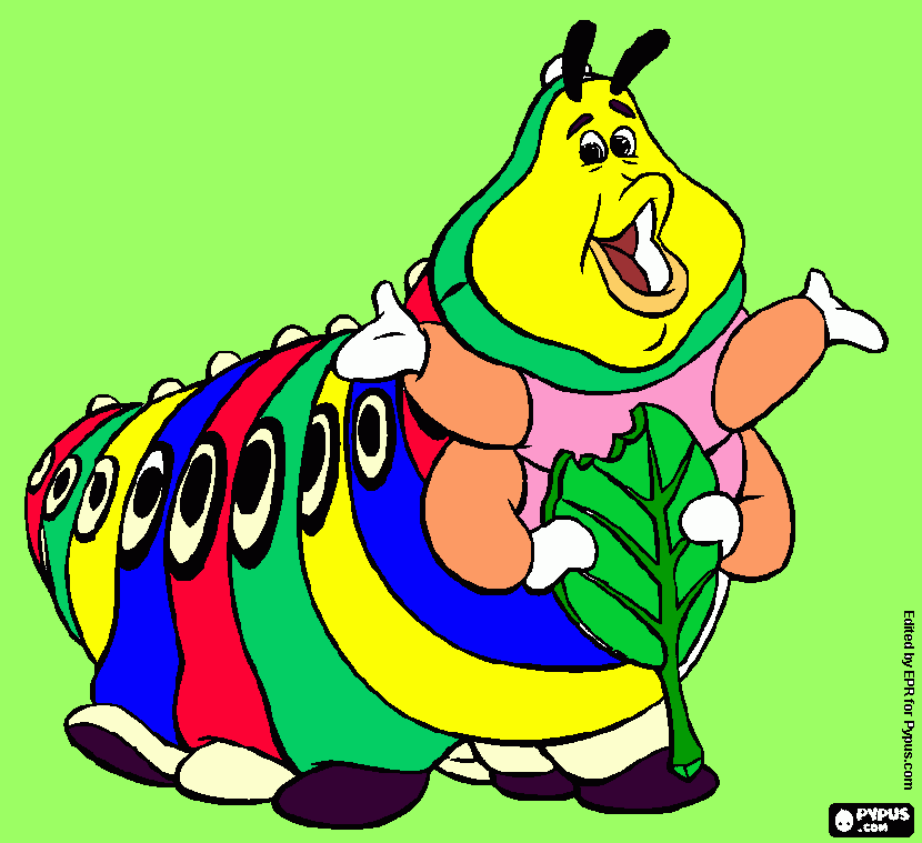 centopeia para colorir e imprimir