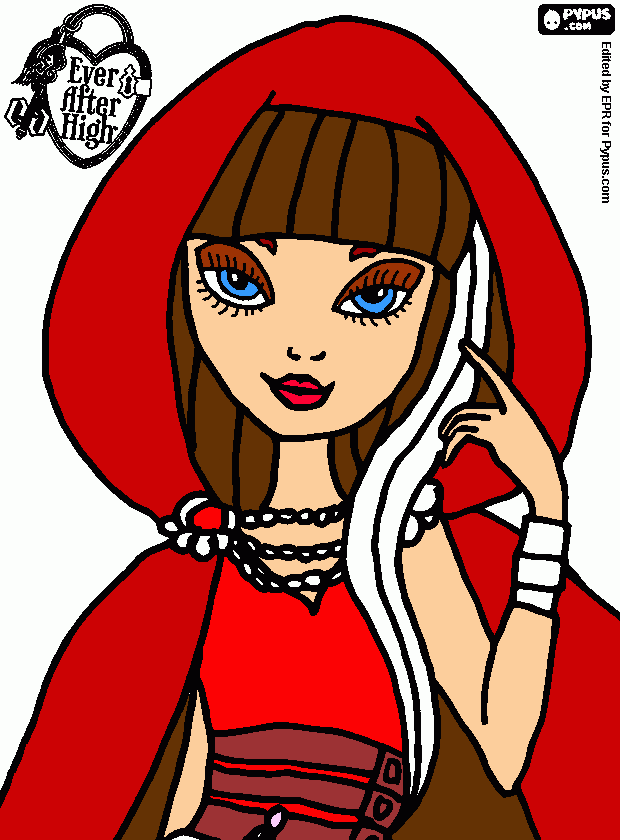 Cerise Hood para colorir e imprimir