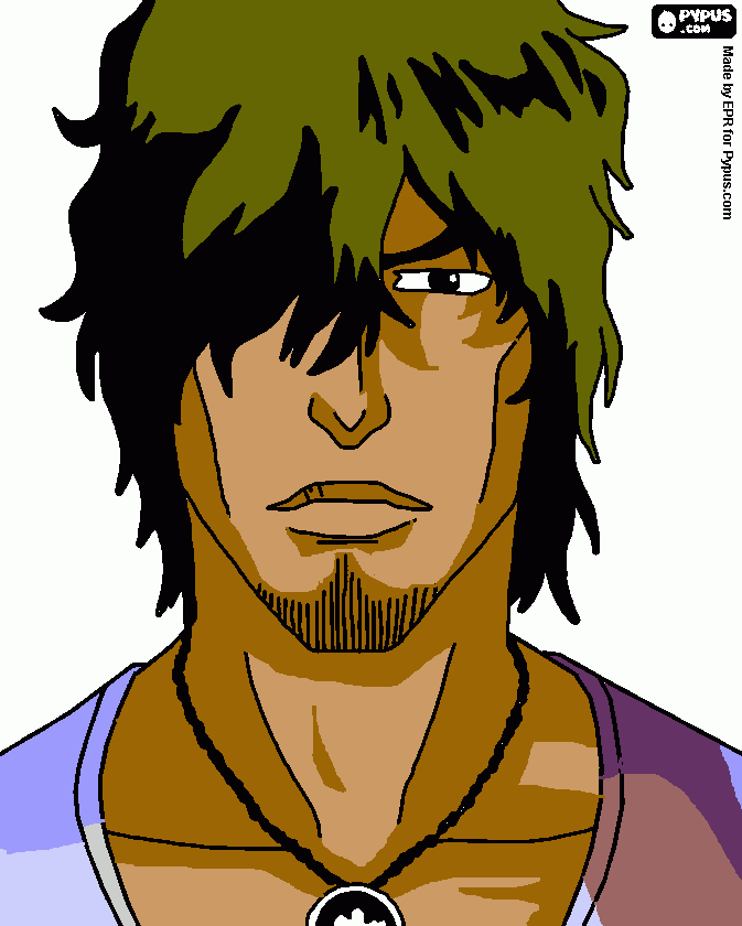 chad do bleach para colorir e imprimir