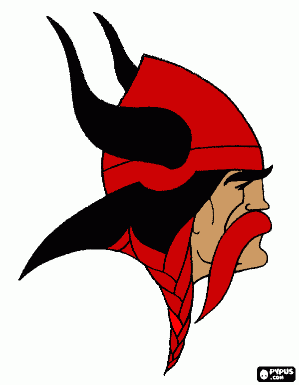 chifrudo para colorir e imprimir