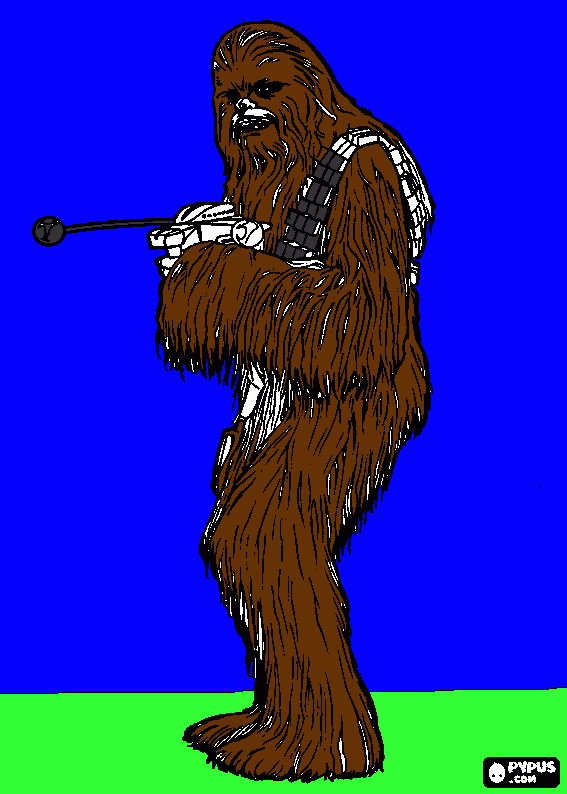 chiubaka para colorir e imprimir