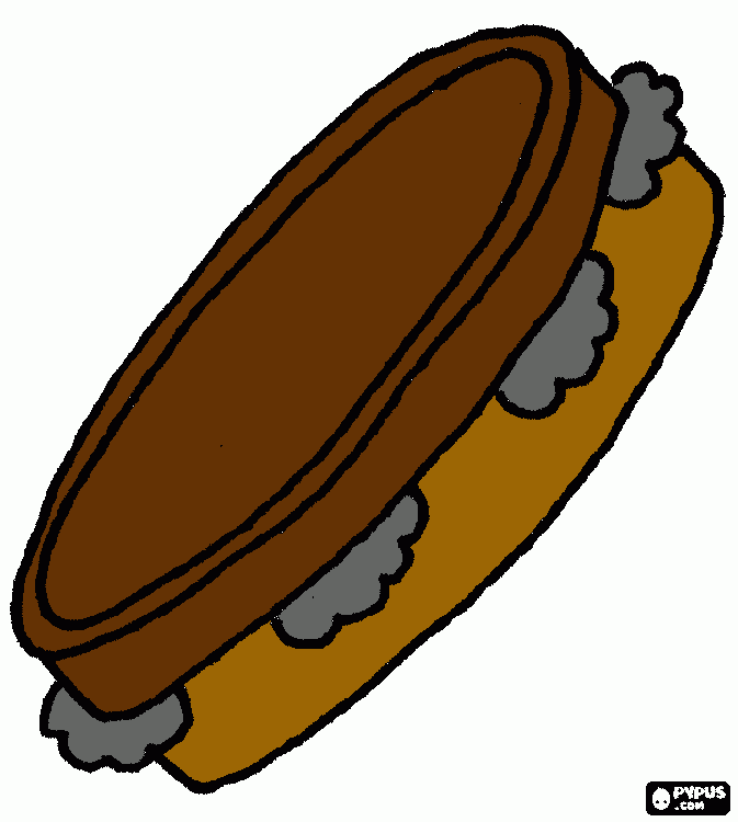 chocalho para colorir e imprimir