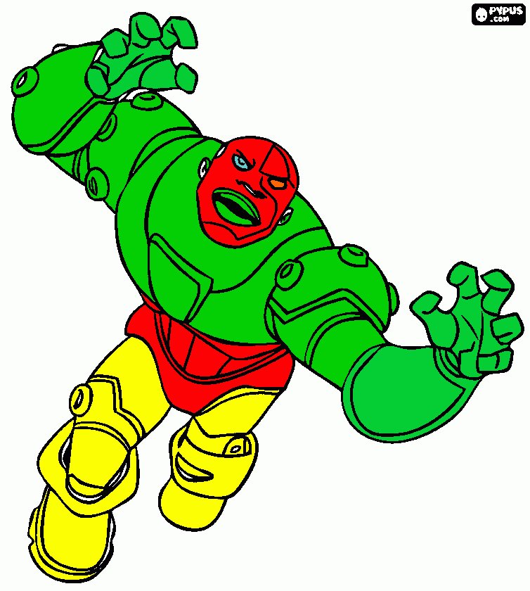 ciborg para colorir e imprimir