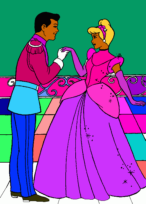 cinderela negra para colorir e imprimir