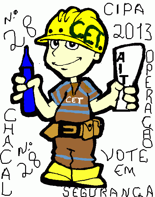 cipa 2013 para colorir e imprimir