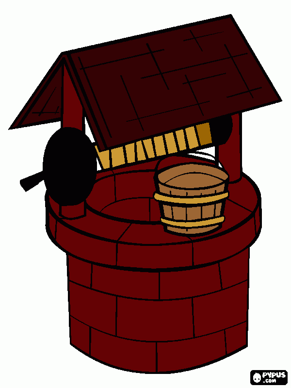 cisterna para colorir e imprimir