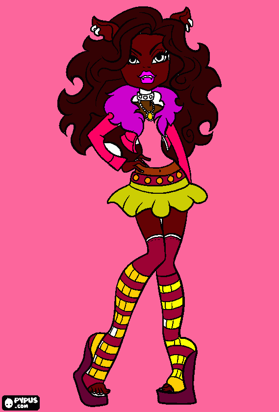 clawdden para colorir e imprimir