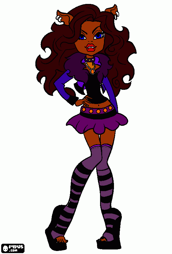 cloudem ouf para colorir e imprimir