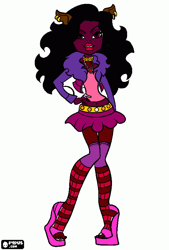 clowd para colorir e imprimir