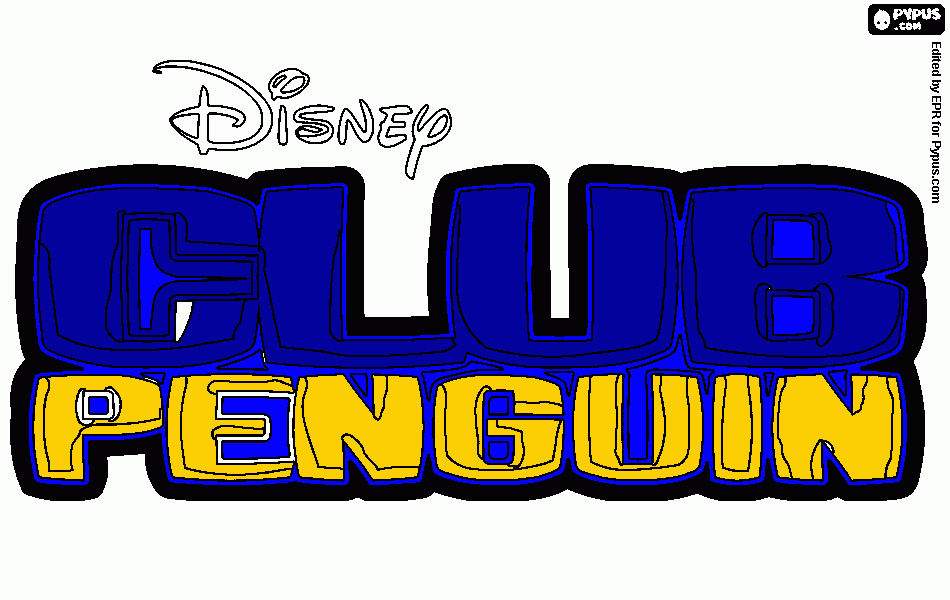 clu  pemguim para colorir e imprimir