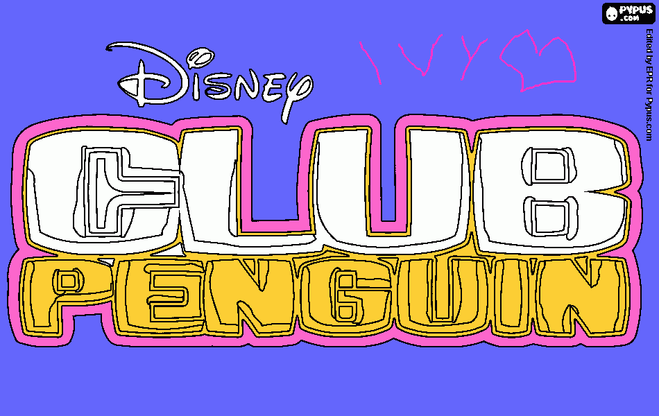 club penguin o melhor jogo do jogo do mundo!!!!!!! para colorir e imprimir