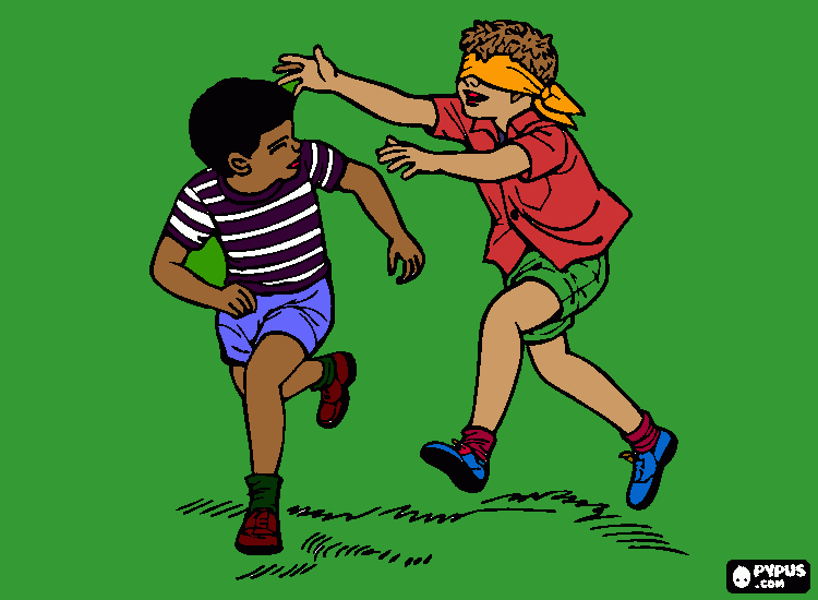 cobra-cega para colorir e imprimir