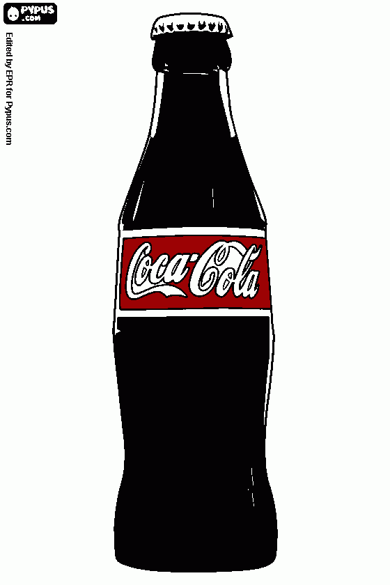 coca  coca para colorir e imprimir