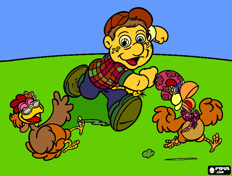 cocorico para colorir e imprimir