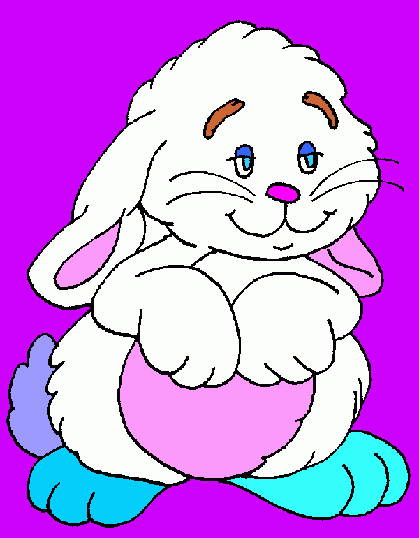 Coelhinha Sininho para colorir e imprimir