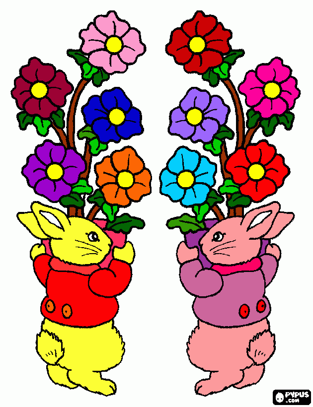 coelinho para colorir e imprimir