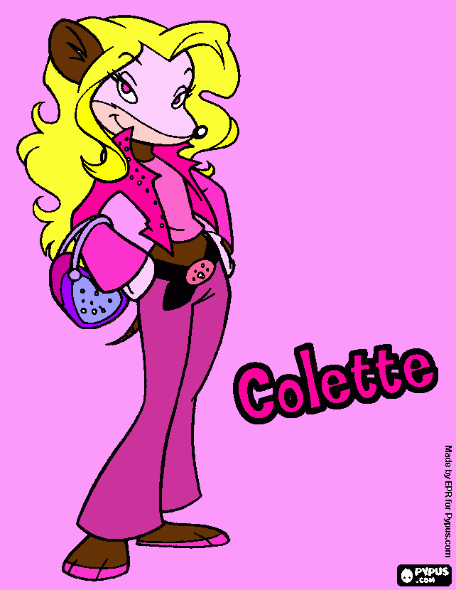 Colette(Tea sisters) para colorir e imprimir