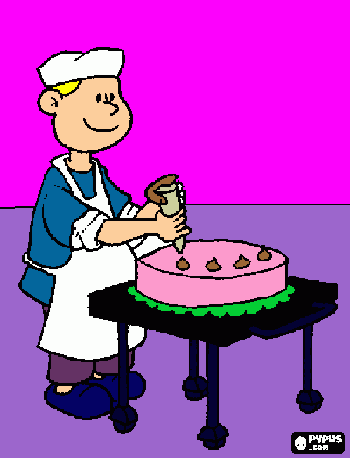 confeitaria para colorir e imprimir