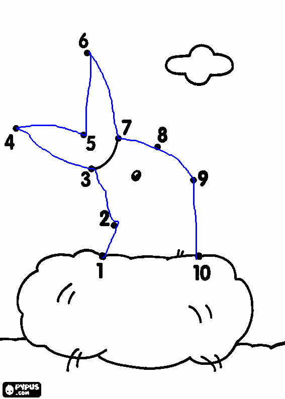 contorno- filhote de passarinho para colorir e imprimir