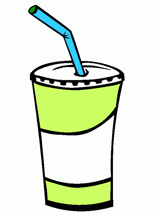 copo colorido para colorir e imprimir