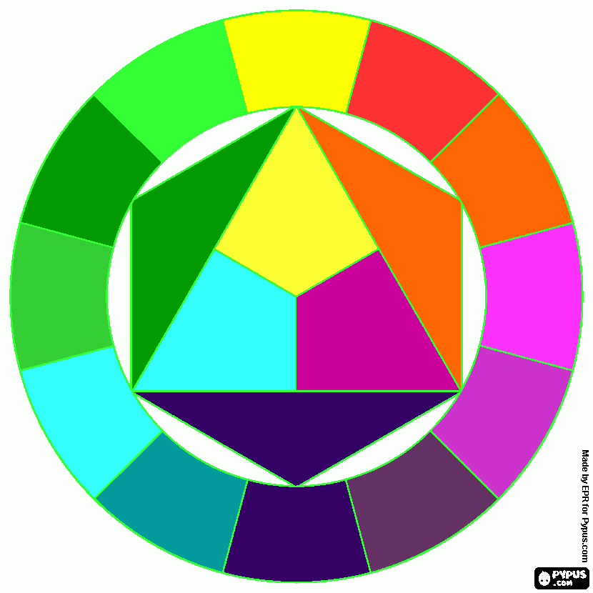 cor pigemento para colorir e imprimir