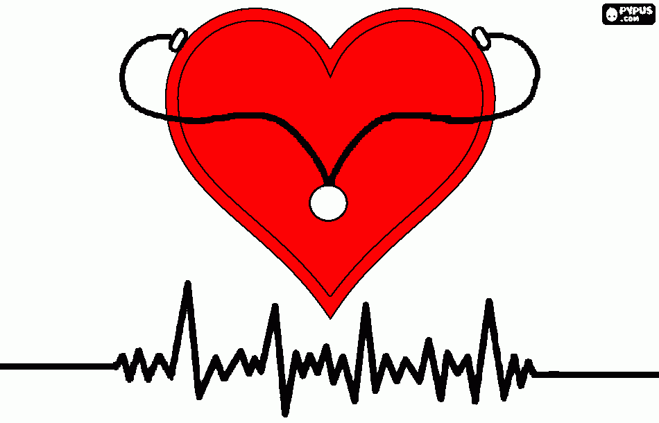 coração apaixonado para colorir e imprimir