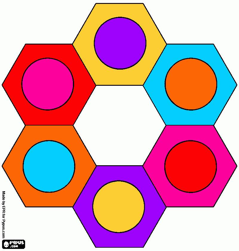 cores complementares para colorir e imprimir