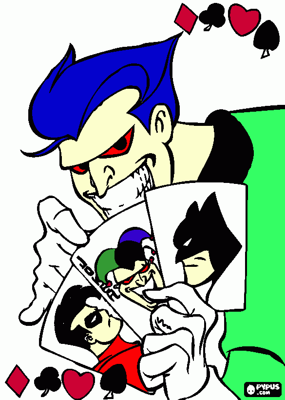 coringa 1533 para colorir e imprimir