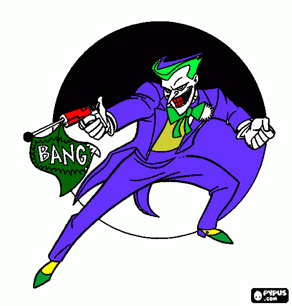 Coringa o Rei da sinceridade para colorir e imprimir