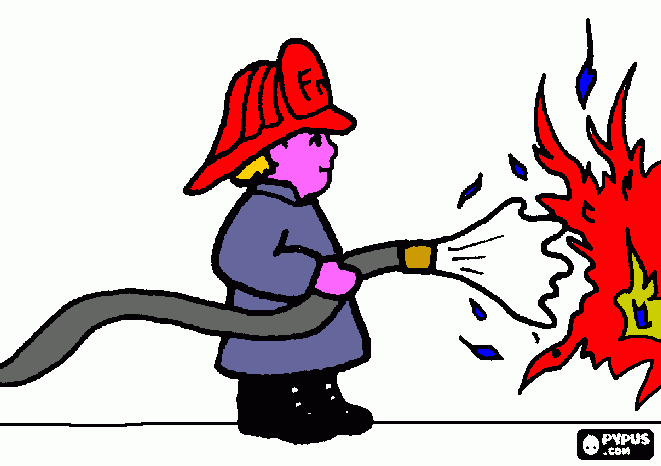 corpo de bombeiro para colorir e imprimir