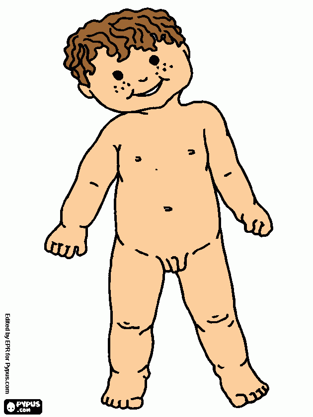 corpo menino para colorir e imprimir