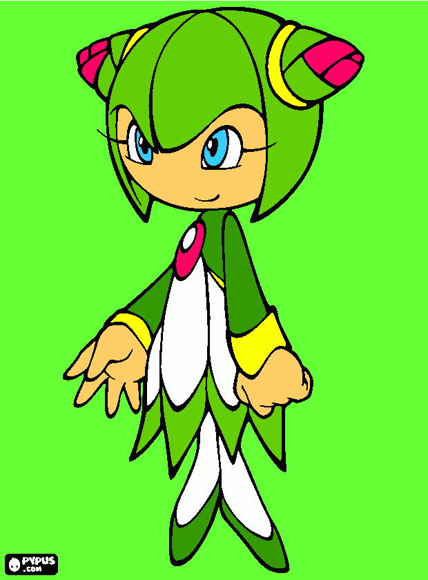 Cosmo Sonic para colorir e imprimir