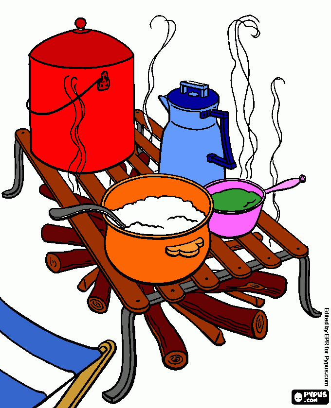 cozinhar para colorir e imprimir