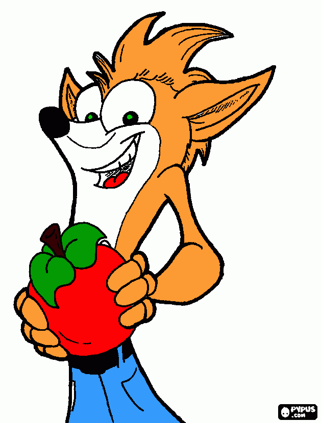 crash doidão para colorir e imprimir