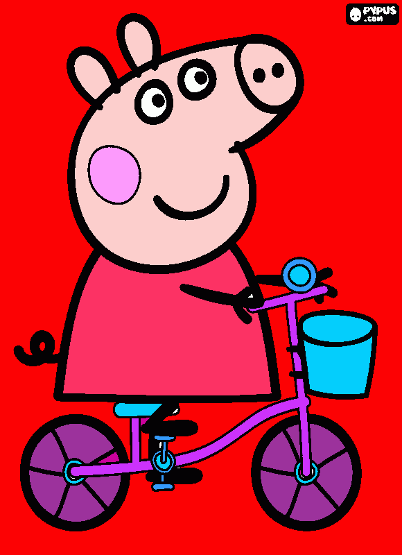 da pepa pig para colorir e imprimir