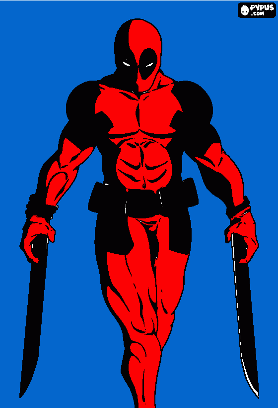 dadpool para colorir e imprimir